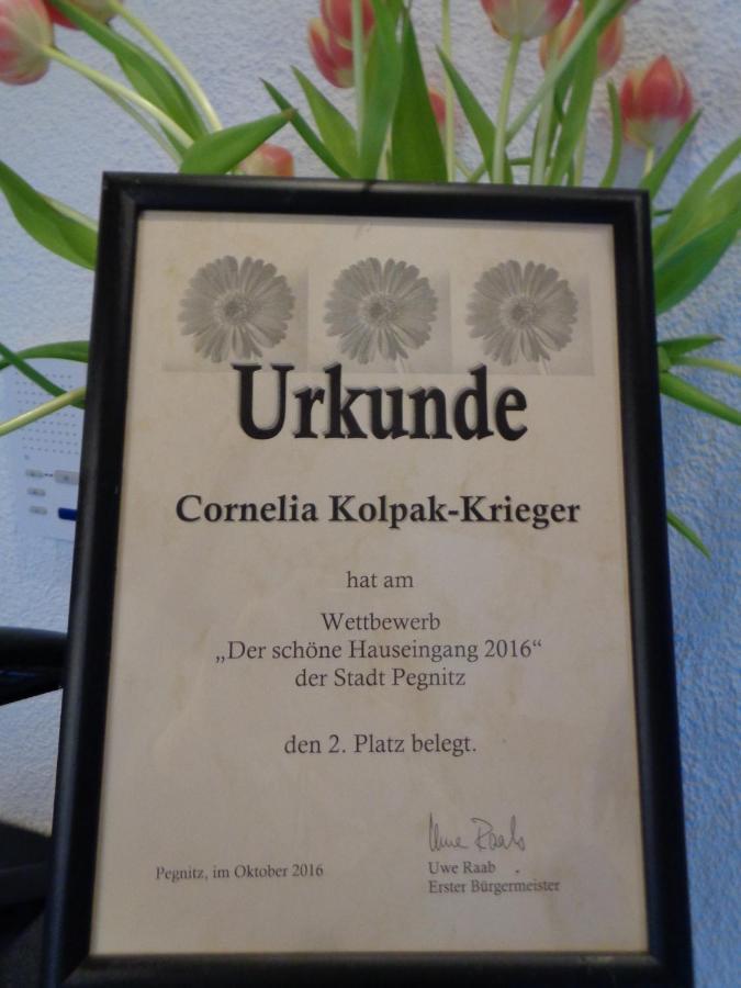 Cornelia Kolpak-Krieger Lägenhet Pegnitz Exteriör bild